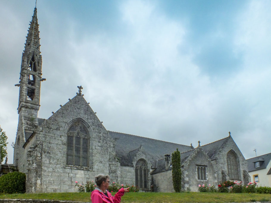 Bild: Le Église Notre-Dame Izel-Vor in La Forêt-Fouesnant in der Bretagne