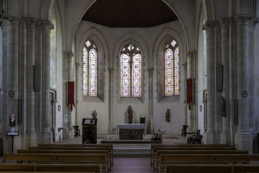 Bild: Église Sainte-Suzanne de Sainte-Suzanne in Sainte-Suzanne-et-Chammes 