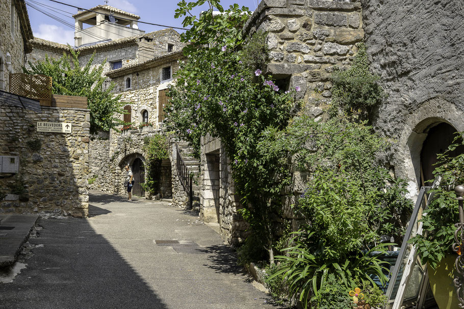 Bild: Aiguèze an der Ardèche 