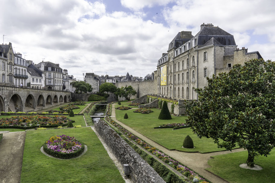 Bild: Château de l´Hermine in Vannes, Bretagne 