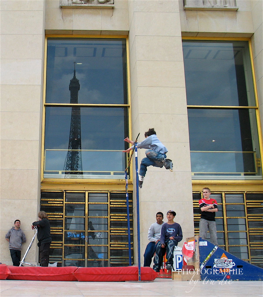 Bild: Darbietungen am Trocadéro, Paris