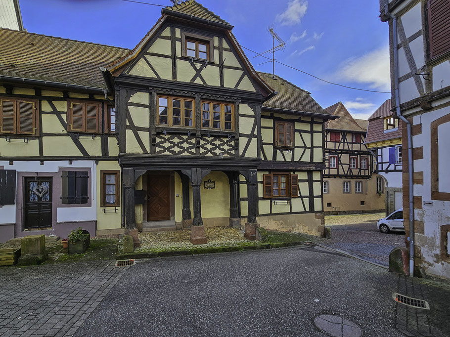 Bild: Fachwerkhäuser in Bouxwiller
