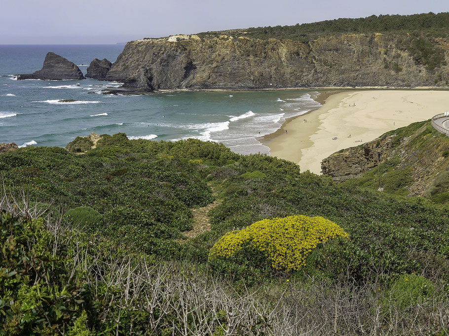 Bild: Blick auf die Praia Odeceixe in Portugal