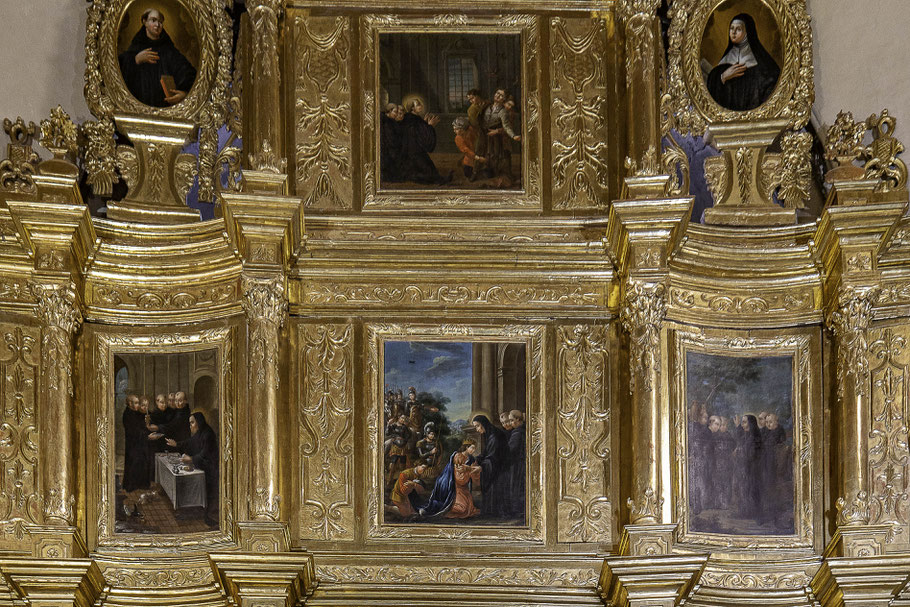 Bild: Ausschnitt eines Retable in der Église Saint-Pierre in Prades