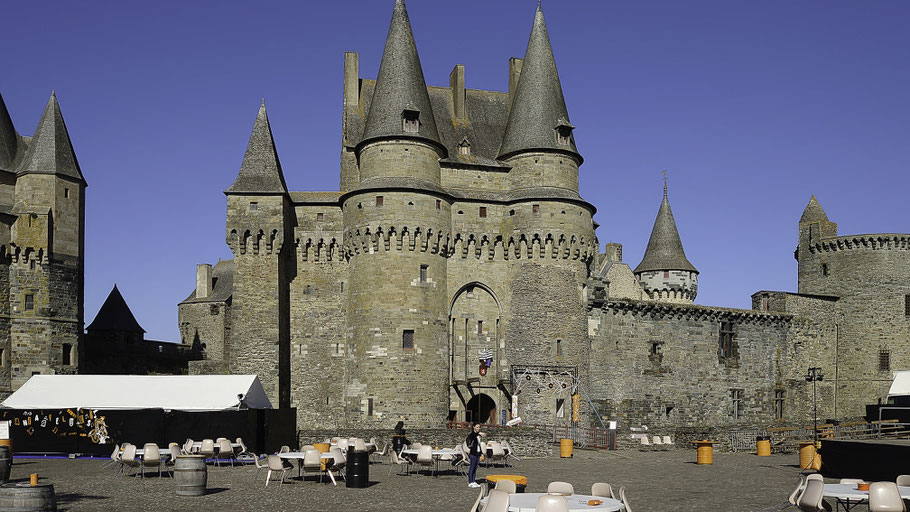 Bild: Château de Vitré in Vitré, Bretagne