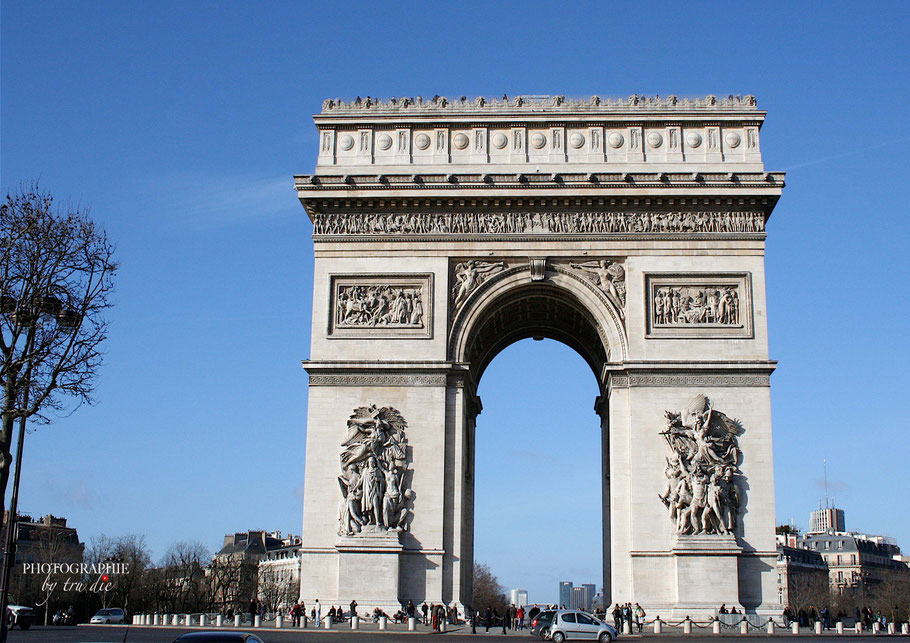 Bild: Arc de Triomphe Etoile in Paris in Frankreich