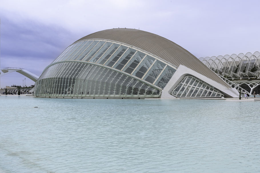 Bild: Hemisferic im Ciutat de les Arts i les Ciències in Valencia