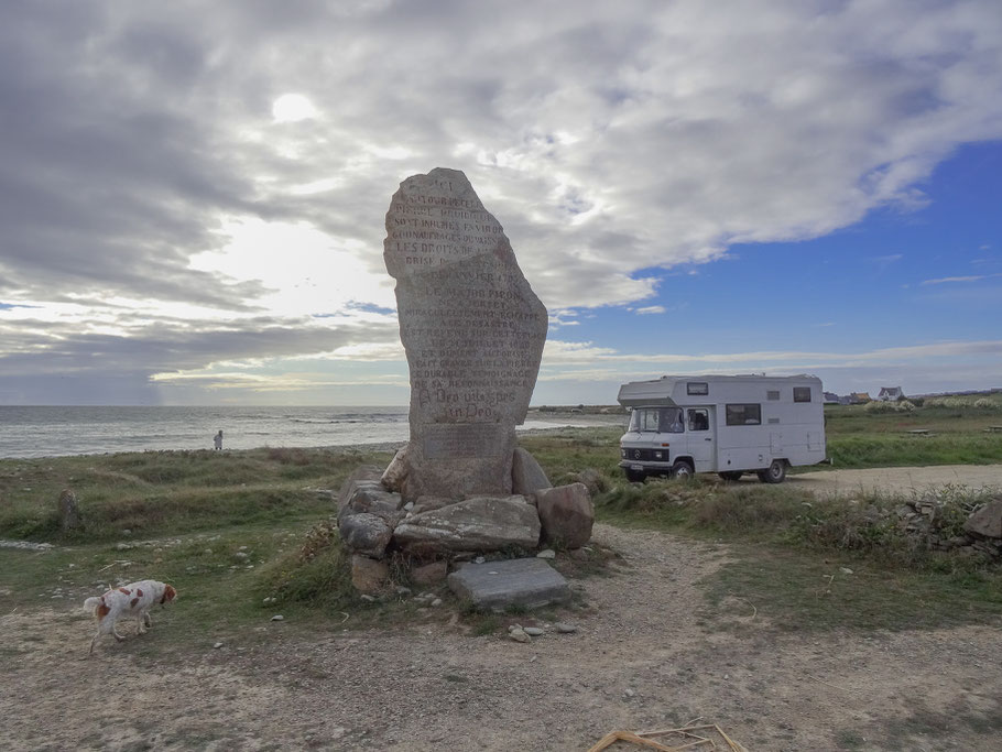 Bild: Stellplatz am Menhir de droite Nahe Pors-Poulhan