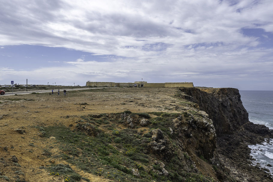 Bild: Blick auf die Fortaleza de Sagres in Sagres