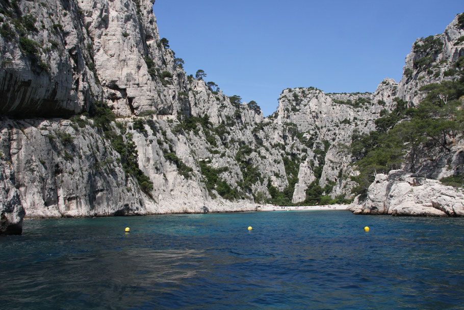 Bild: Blick in die Calanque d`En Vau