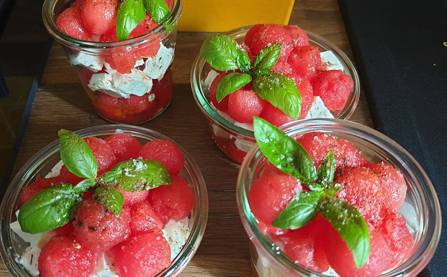 Bild: Rezept Wassermelone mit Feta