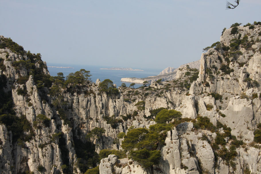 Blick in die Calanque de l`Oule