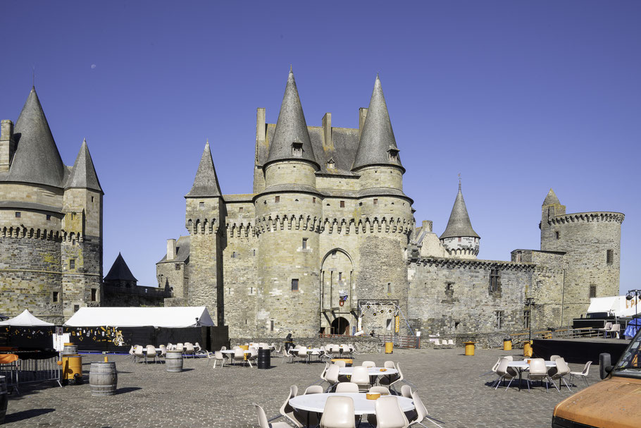 Bild: Château de Vitré in Vitré, Bretagne 