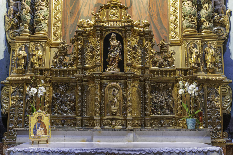 Bild: Retabel in der Kapelle Christi in der Église Saint-Pierre in Prades