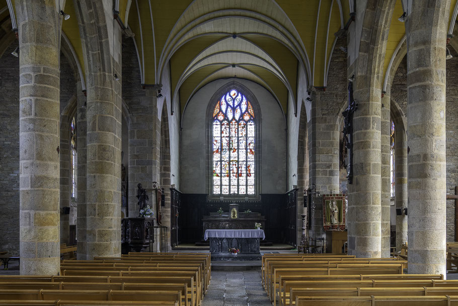 Bild: Église Sainte-Croix in Le Conquet in der Bretagne 