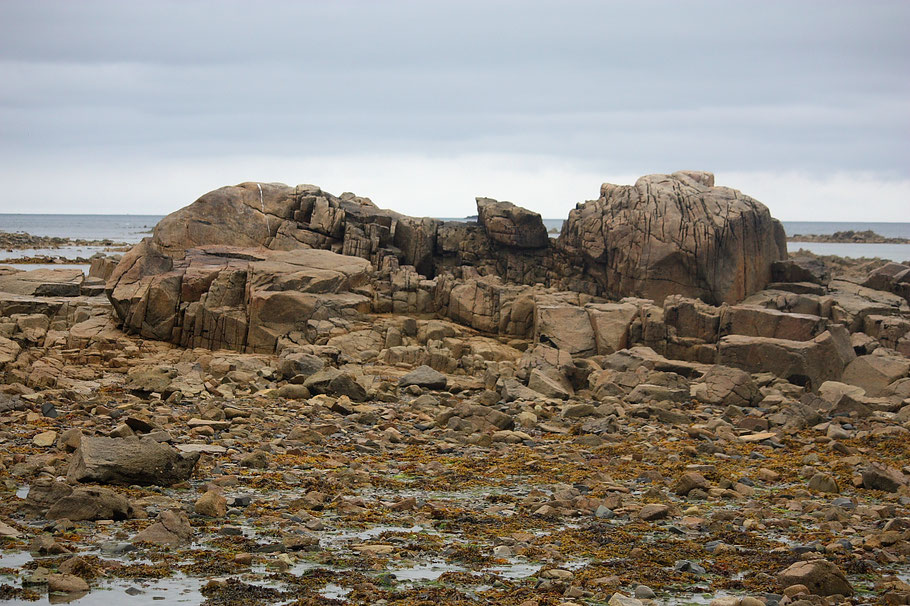 Bild: Wanderung auf dem Sillon de Talbert, Bretagne 