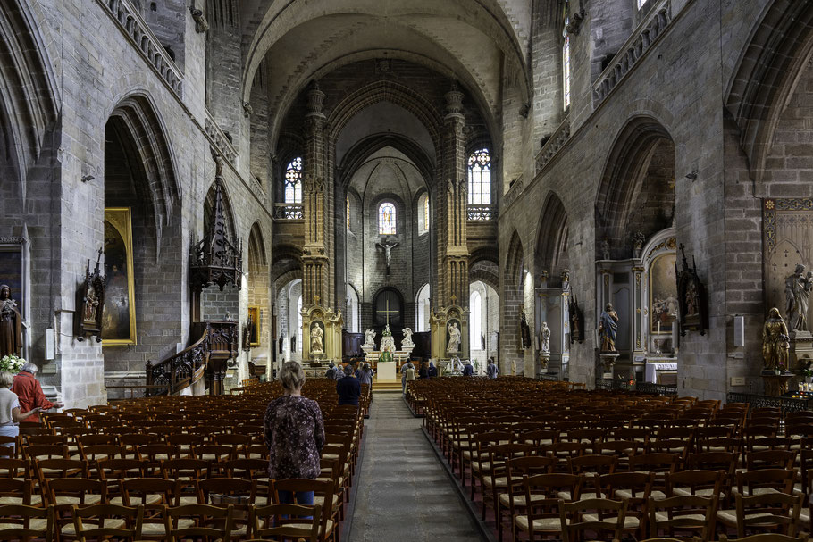 Bild: Das Innere der Kathedrale Saint Pierre in Vannes