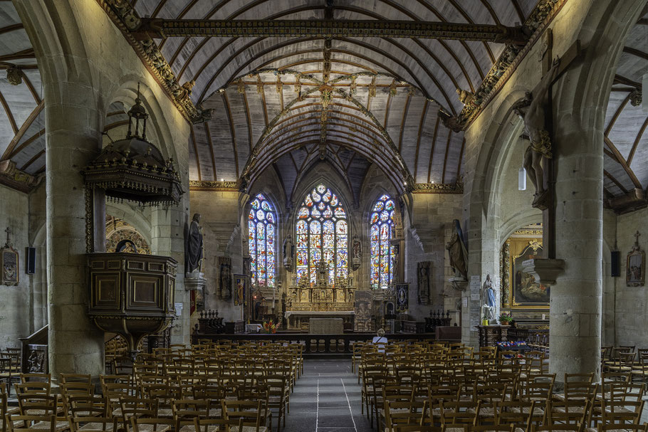 Bild: Pleyben - umfriedeter Pfarrbezirk - Enclos paroissiaux in der Bretagne