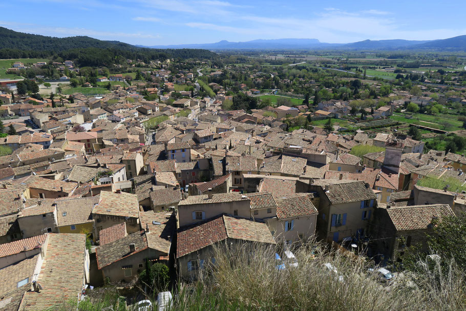 Bild: Blick auf Cadenet, in der Provence