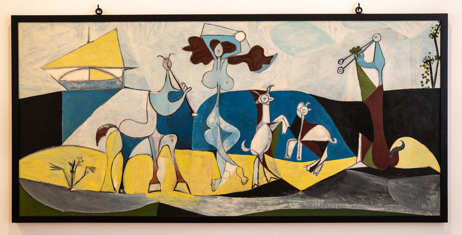 Bild: Gemälde von Pablo Picasso im Musée Picasso in Antibes 