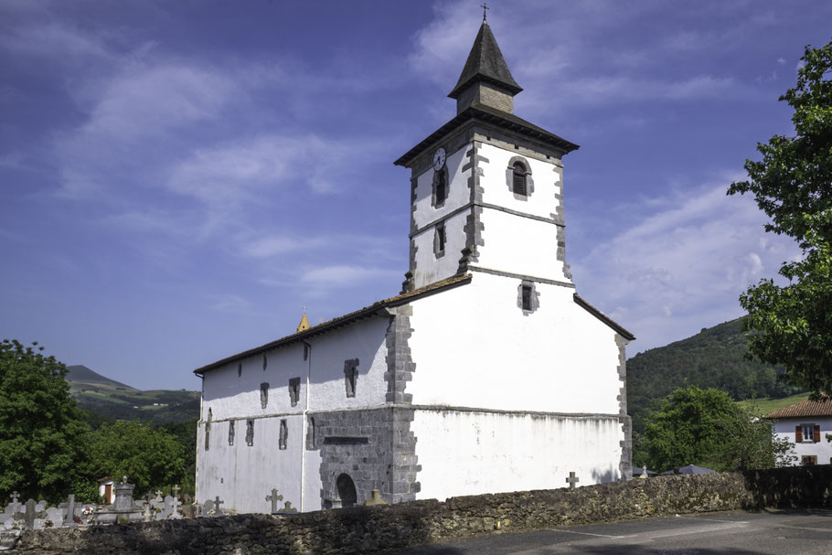 Bild: Église Saint-Fructueux in Itxassou