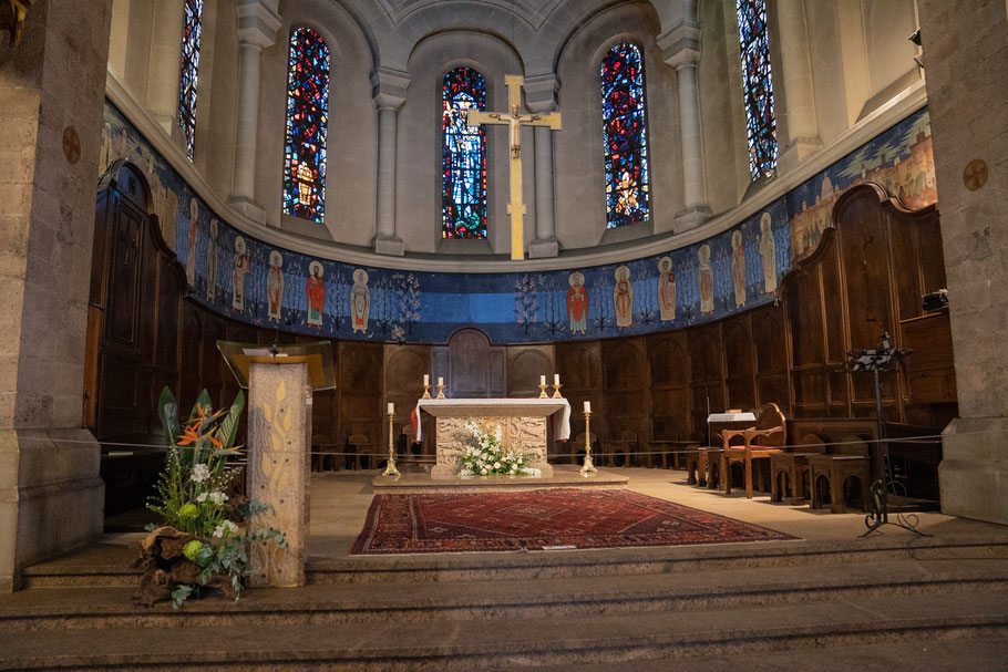 Bild: Chor der Basilika Notre-Dame-de-la-Victoire, Saint-Raphael 