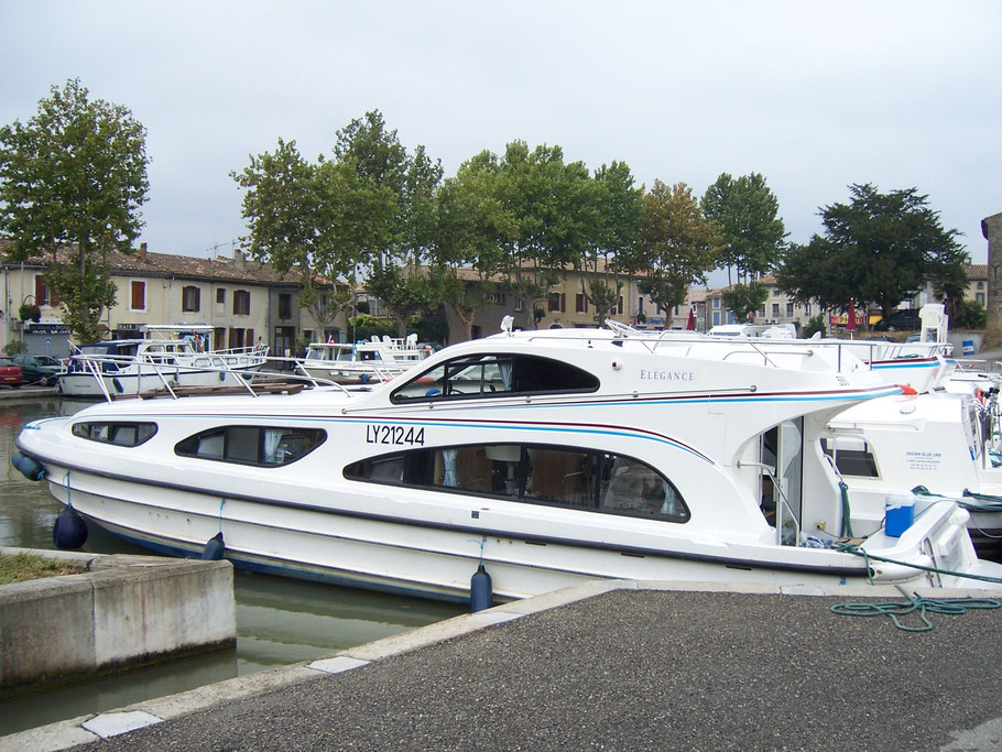 Bild: Hausboot auf dem Canal du Midi