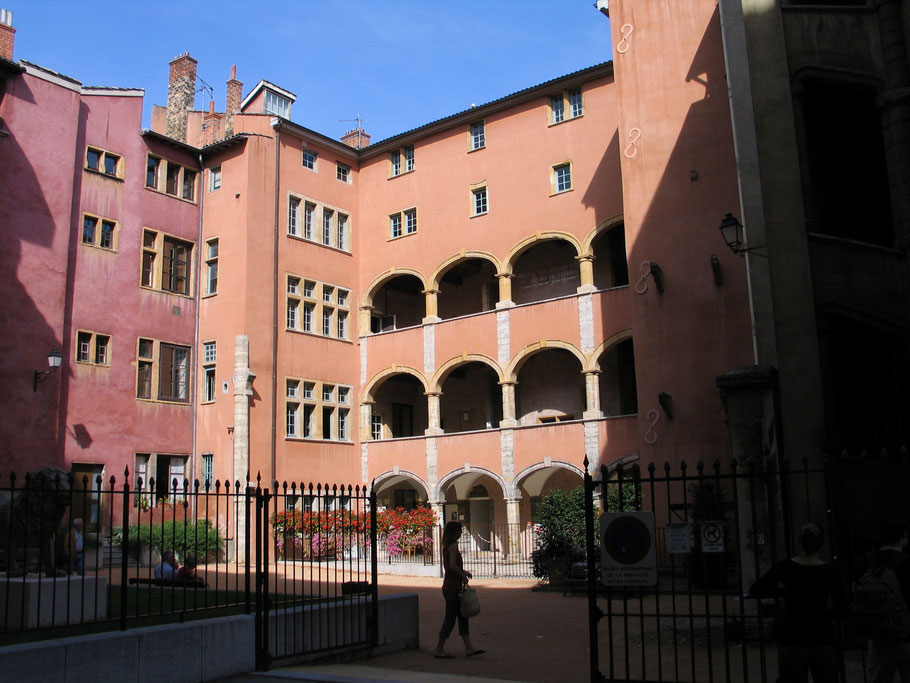 Bild: Advokatenhaus in der Rue de la Bombarde in Lyon