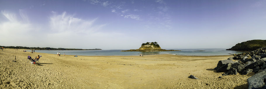 Bild: Plage de l'Anse du Guesclin zwischen Saint-Malo und Cancale in der Bretagne