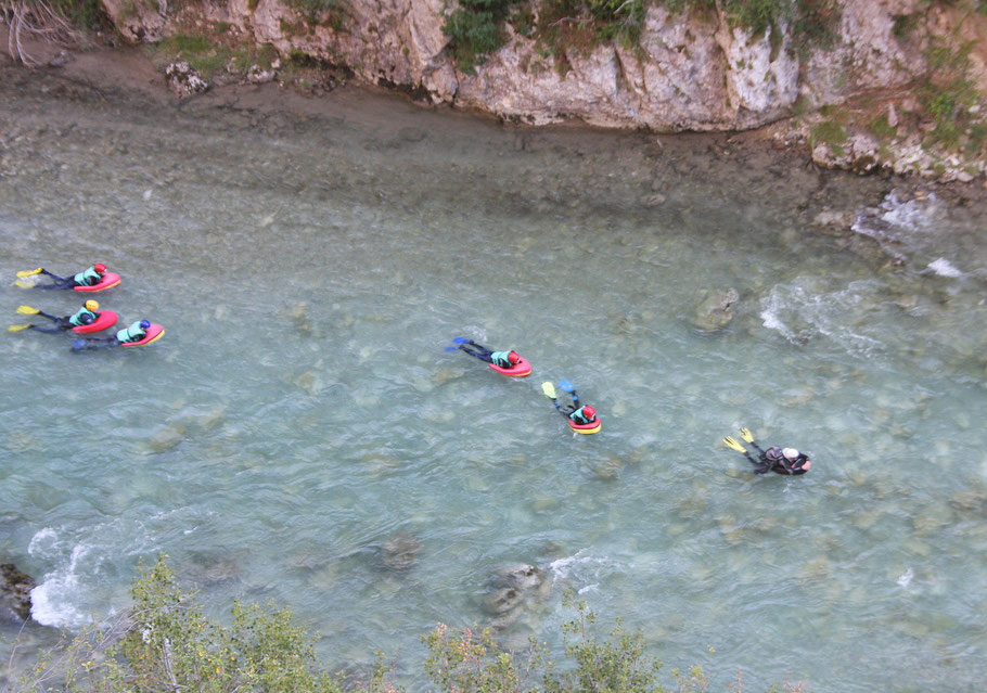 Bild: Wassersport in den Verdonschluchten