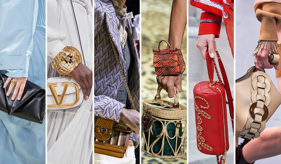 Diversi tipi di borse tendenza primavera estate 2020 trend