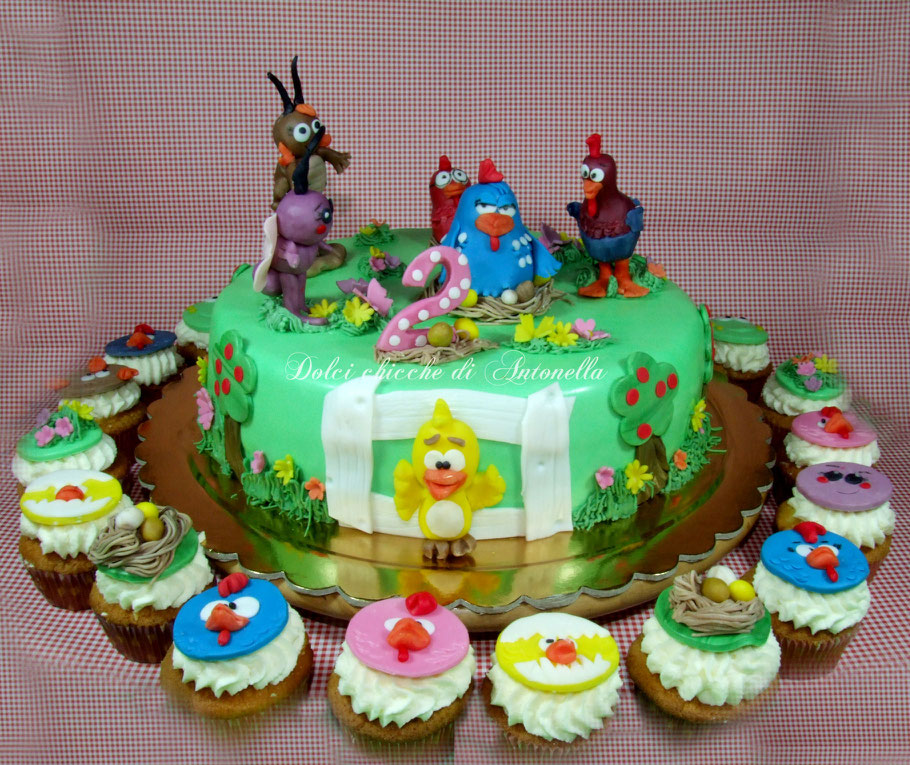 galinha pintadinha-torte compleanno-liguria-la spezia-eventi-feste-cupcakes