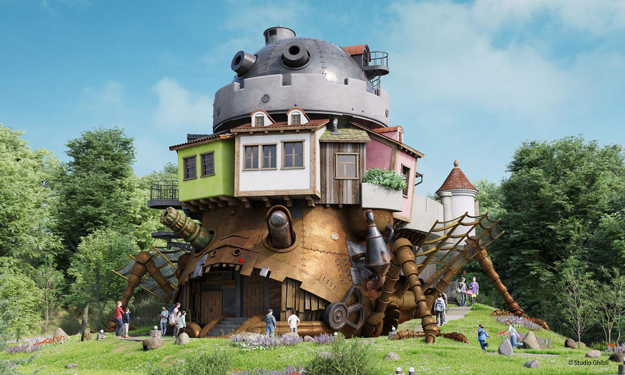 魔女の谷「ハウルの城」　© Studio Ghibli