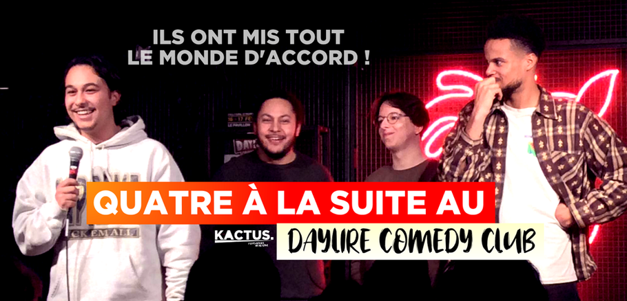 Hugo LE VAN, Adel FUGAZI, Raph WILMES & Basile CAGNARD : un cocktail détonnant !