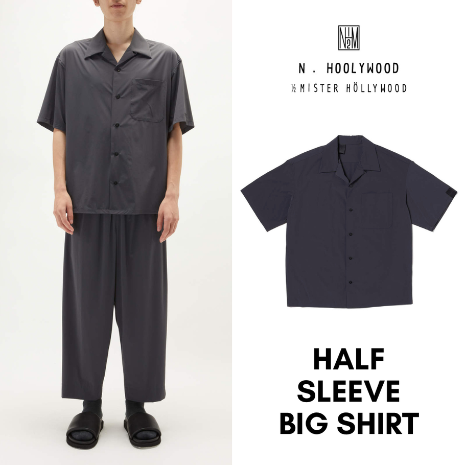 N．HOOLYWOOD　HALF SLEEVE BIG SHIRT