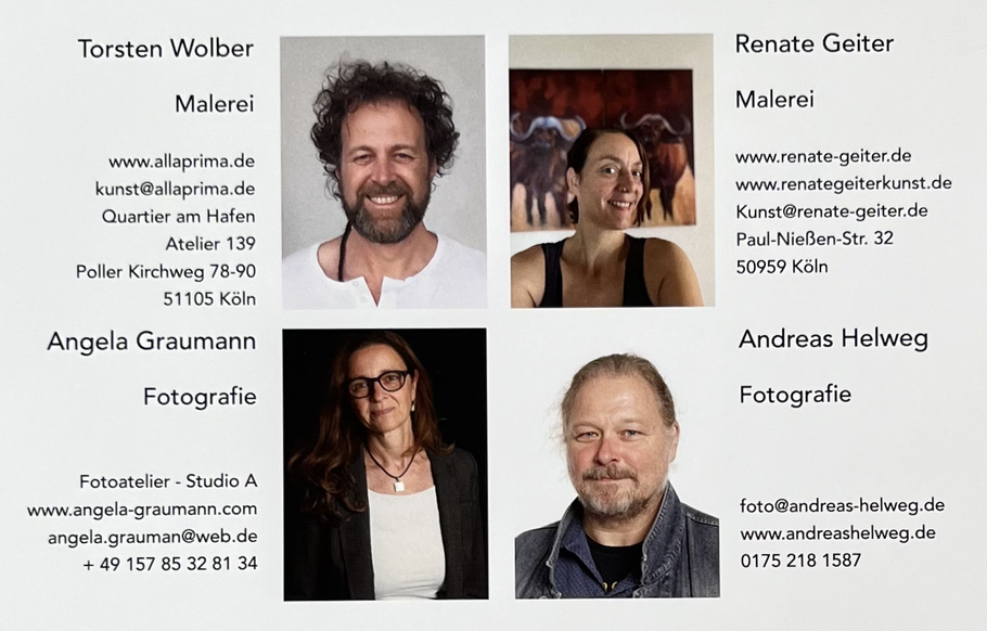 Kalender Gemeinschaftsprojekt von Angela Graumann Fotografie, Renate Geiter Malerei, Andreas Helweg Fotografie, Torsten Wolber Malerei