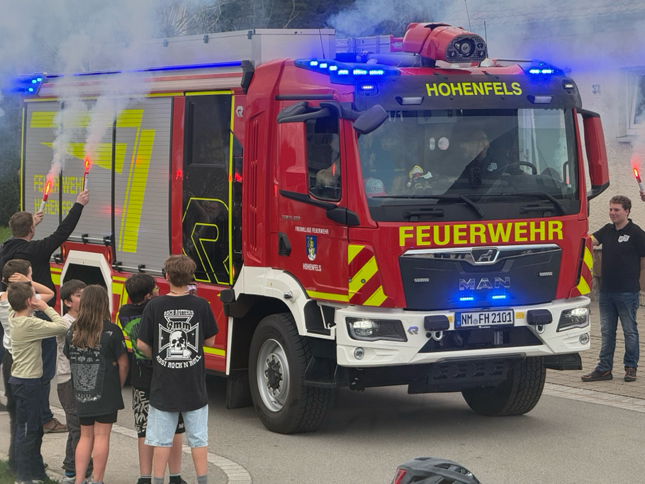 Empfang TLF 3000 ST Hohenfels