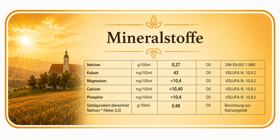 Mineralstoffe unserer Kalbsfußbrühe nach Hildegard von Bingen