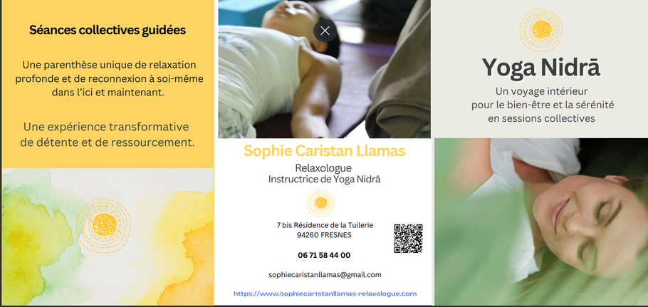 Yoga Nidra en Entreprise - Sophie Caristan Llamas 