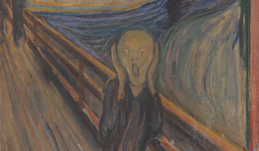 „Der Schrei" ist sicherlich das bekannteste Bild von Edvard Munch