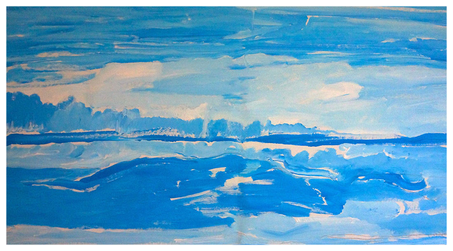 Saint Clair, 117 x 144 cm, November 2014, Leben am Meer2, Copyright by Martin Uebele