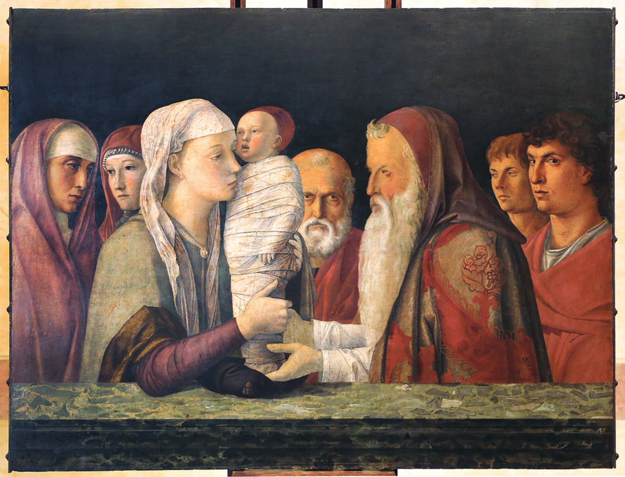 Présentation de Jésus au temple selon Giovanni Bellini (1469)