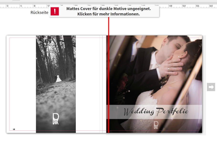ROVA Design - Photography - Wedding Portfolio - Saal Digital - Ifolor Test