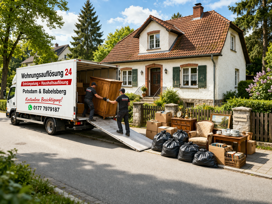 Beräumungsdienst - Haushaltsauflösungen mit Wertanrechnung in Potsdam
