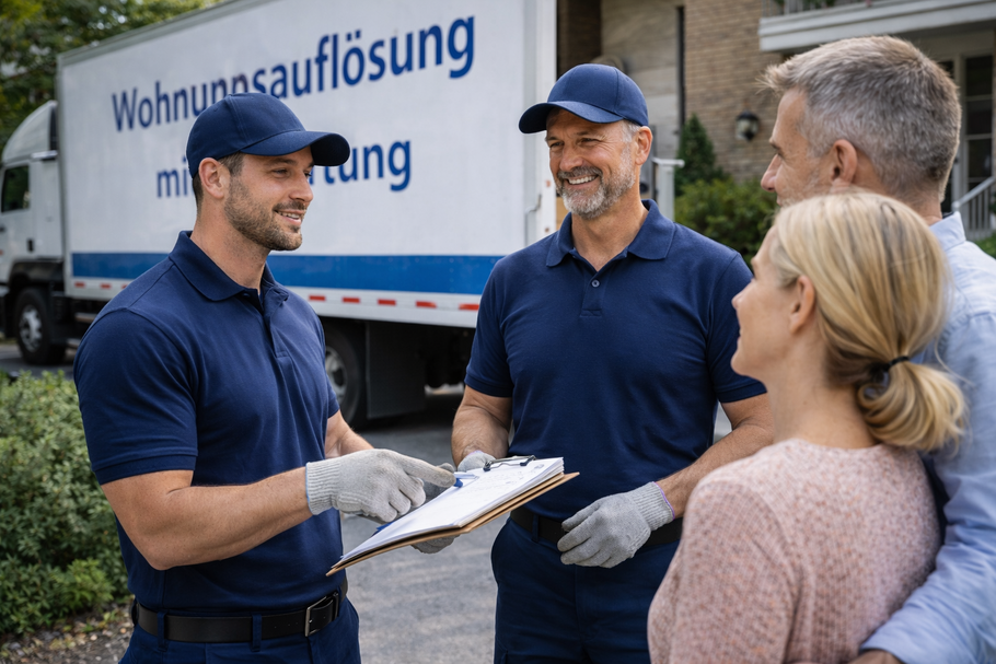 Eigene LKW & starke Kapazität – auch große Räumungen kein Problem 