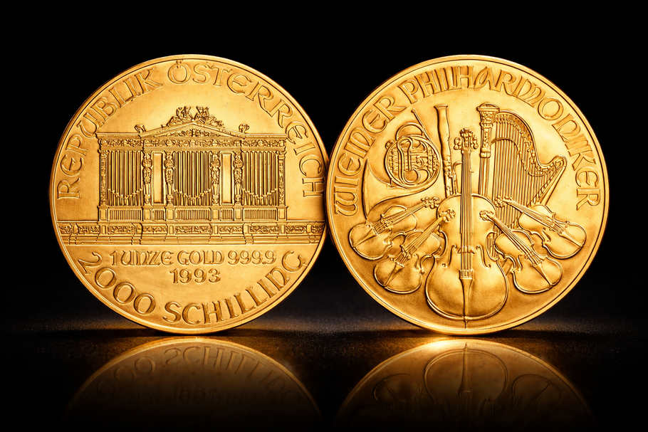 Österreich 2000 Schilling 1993 Wiener Philharmoniker 1 oz Gold Münze in Potsdam