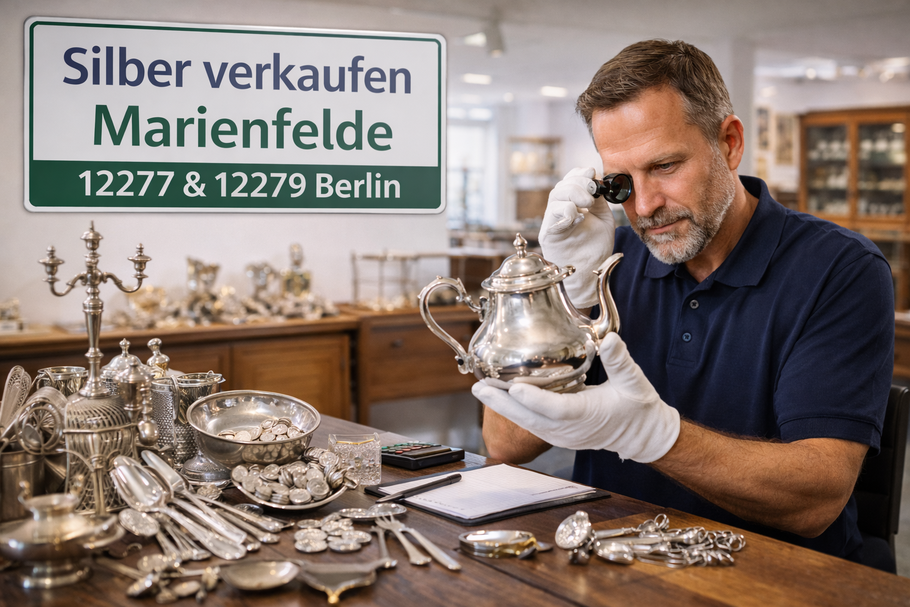 Wir kaufen Silber in Berlin Lankwitz an