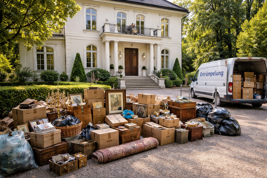 Komplette Räumung mit Bewertung & Verwertung in Wannsee – alles aus einer Hand