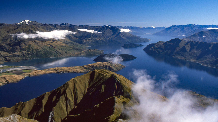 Wanaka Blick vom Gipfel Mount Roy Neuseeland