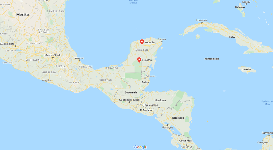 backpacking-mexiko-yucatan-daten-und-fakten-karte